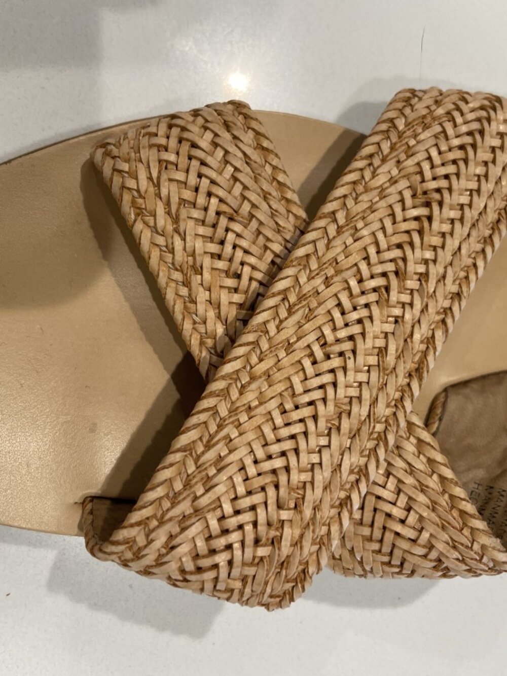 Seychelles Total Relaxation Woven flat slide sandals - Size 8 - NWOB - Rtl $119 - Picture 3 of 5